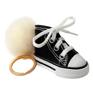 KICKS AND FLUFF KEYCHAIN